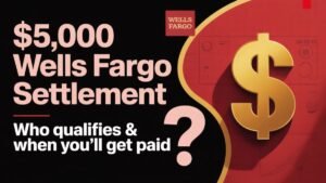 $5,000 Wells Fargo Settlement