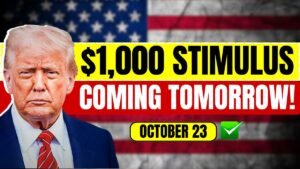 $1,000 Stimulus Coming Tomorrow! Find Out If You’ll Receive It on October 23