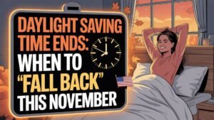 Daylight Saving Time 2025 Ends